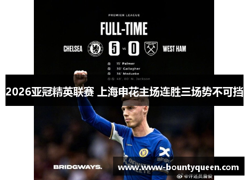 2026亚冠精英联赛 上海申花主场连胜三场势不可挡 2026亚冠精英联赛 上海申花主场连胜三场势不可挡